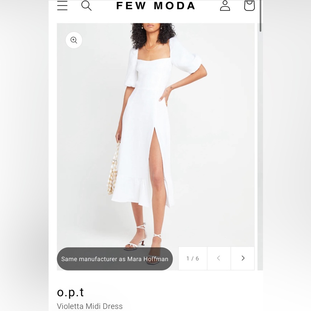 o.p.t. Violetta Midi Dress from FEW MODA size M